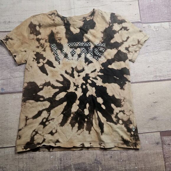 Vans Other - Vans Tshirt Tie Dye Checkered Cherries Size Small